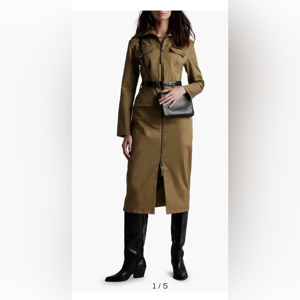 & Other Stories Brown Belted Trench Coat